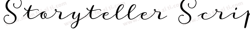 Storyteller Script Bold字体转换